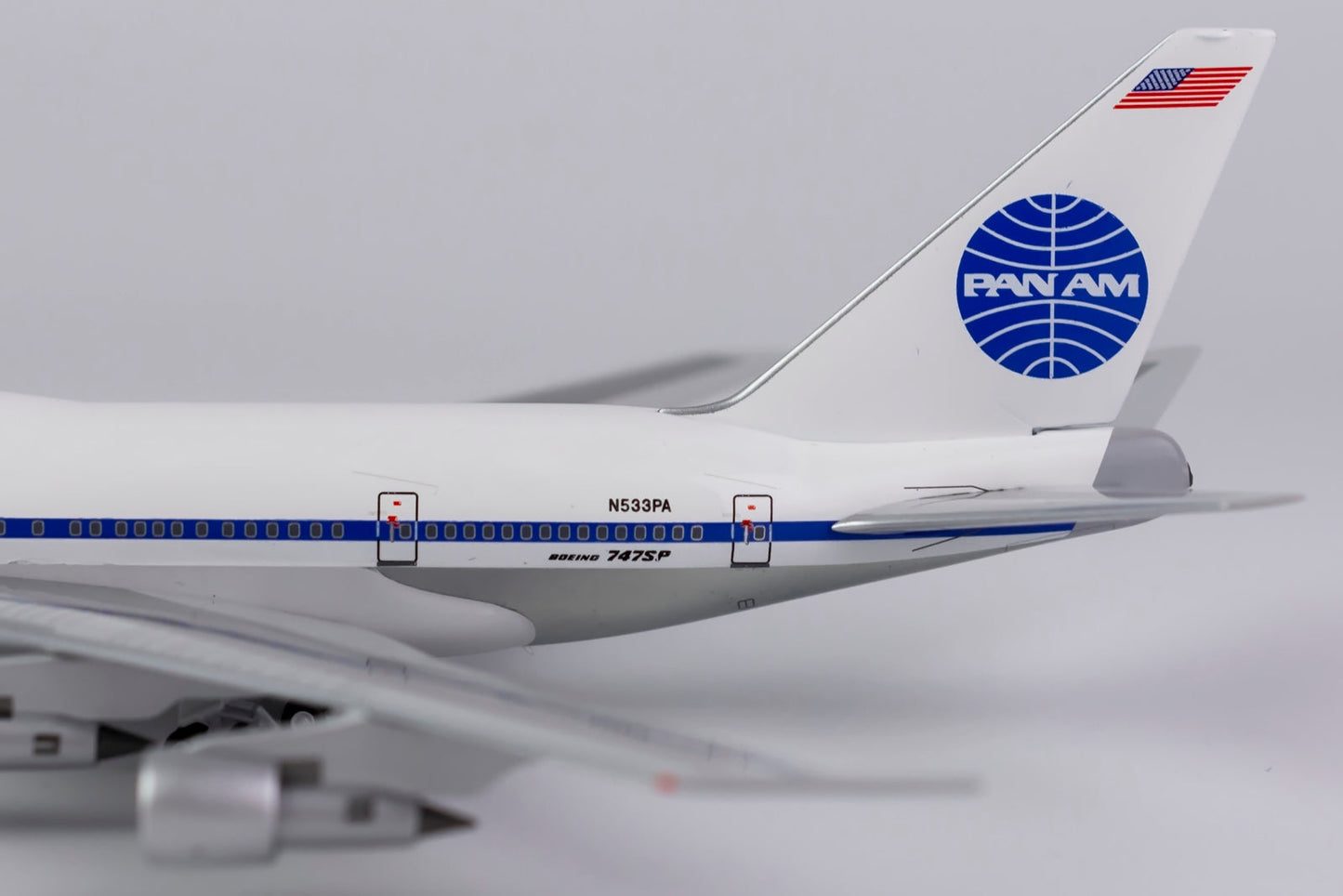 1:400 NG Models Pan American World Airways Boeing 747SP "Clipper Liberty Bell" N533PA NG07022