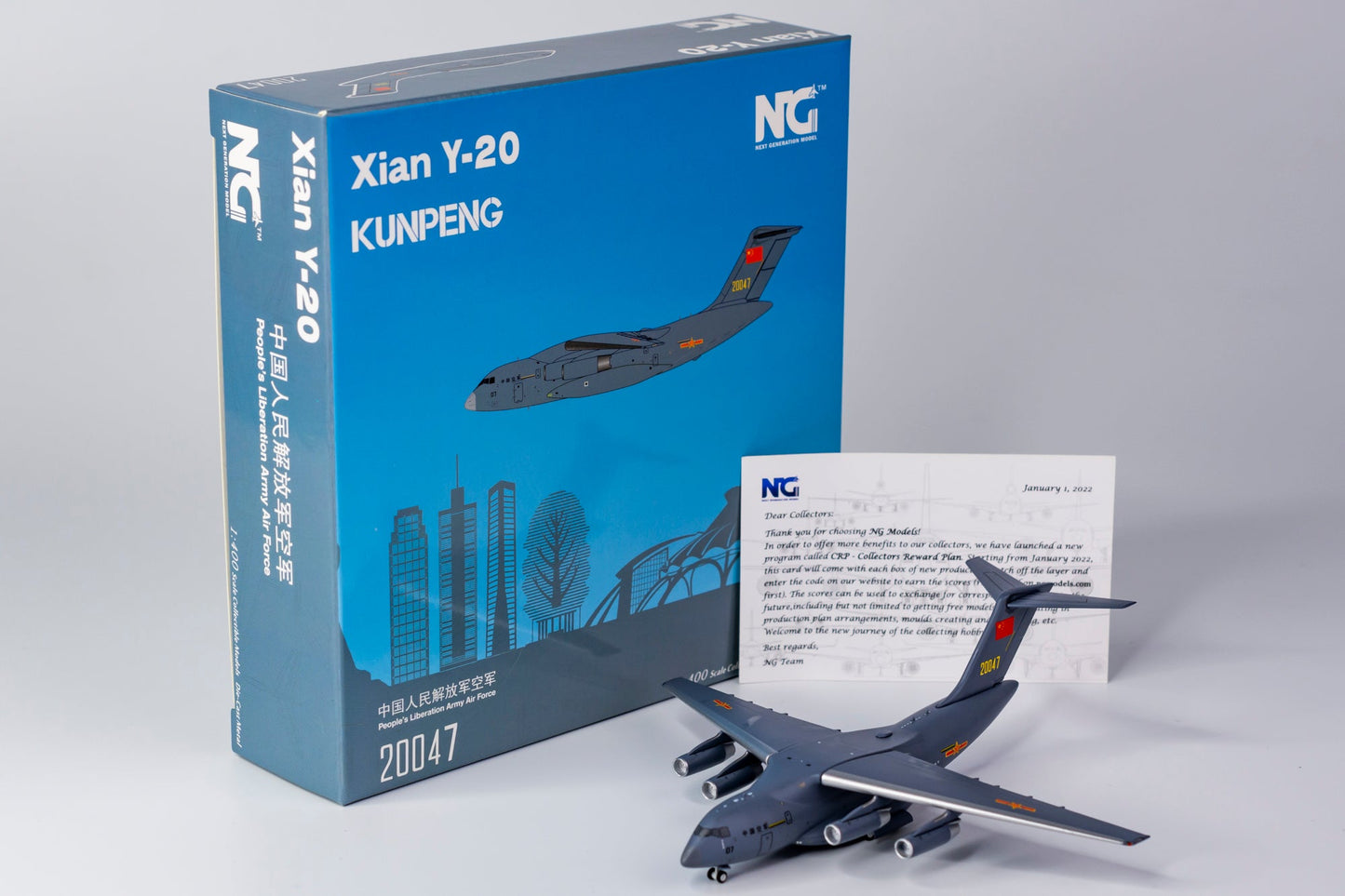 1:400 NG Models PLA Air Force Xian Y-20 "Airshow China 2021" 20047 NG22008