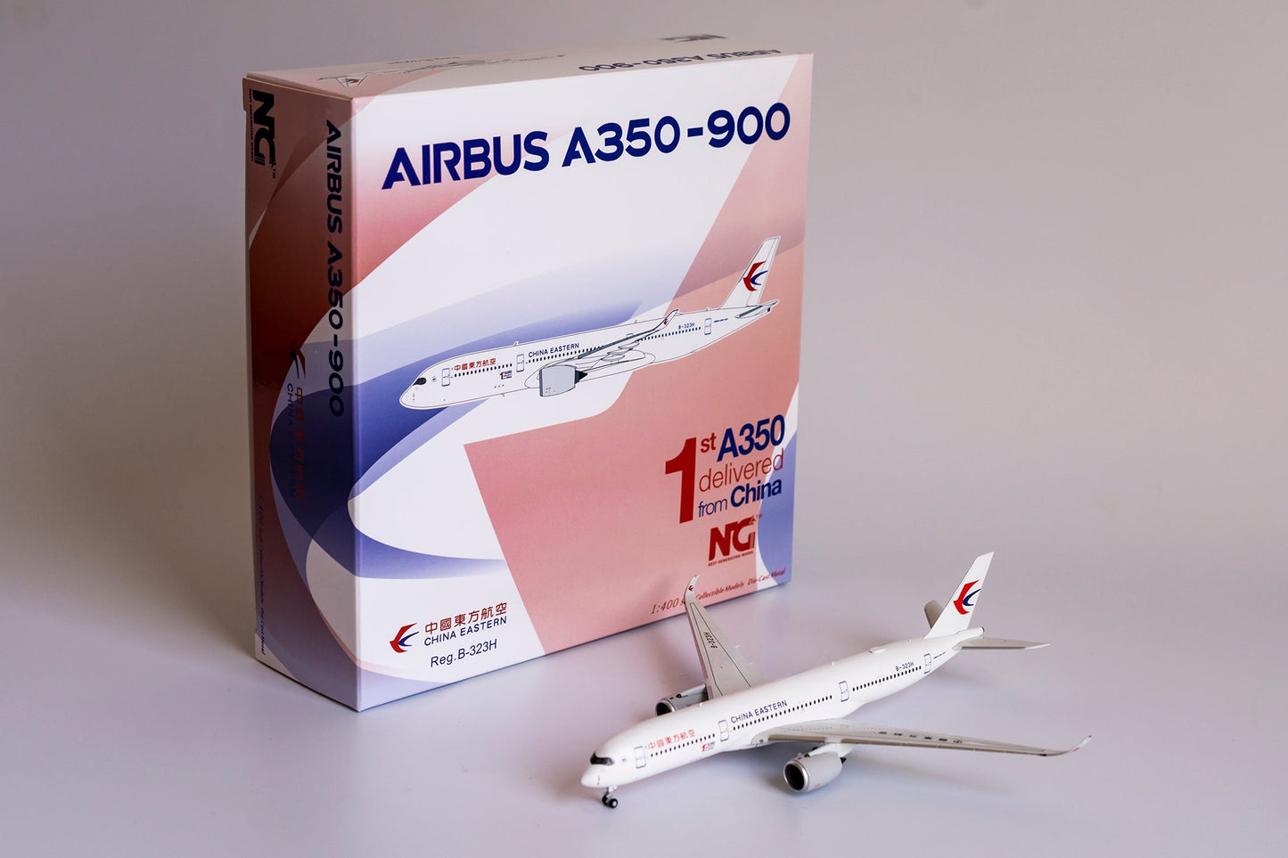 1:400 NG Models China Eastern Airlines Airbus A350-900 1st A350 delivered from China" B-323H NG39022