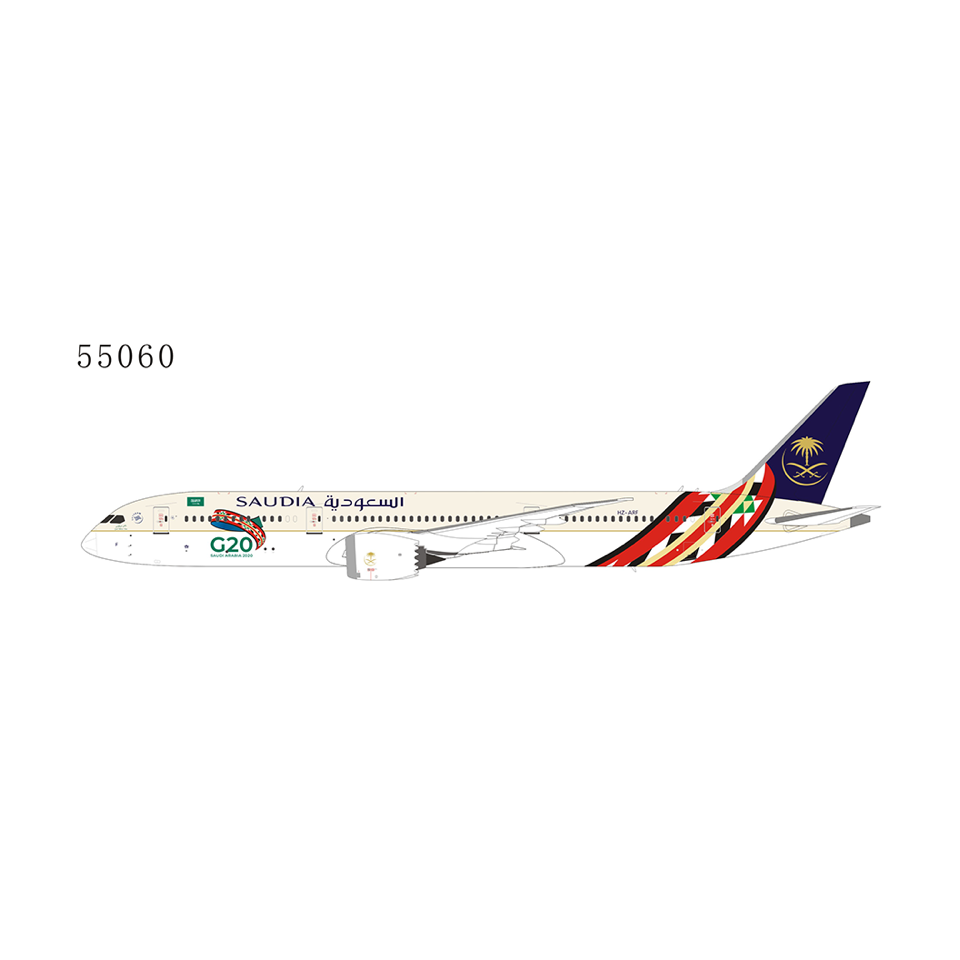 1:400 NG Models Saudia 787-9 "G20 Saudi Arabia 2020" HZ-ARF NG55060