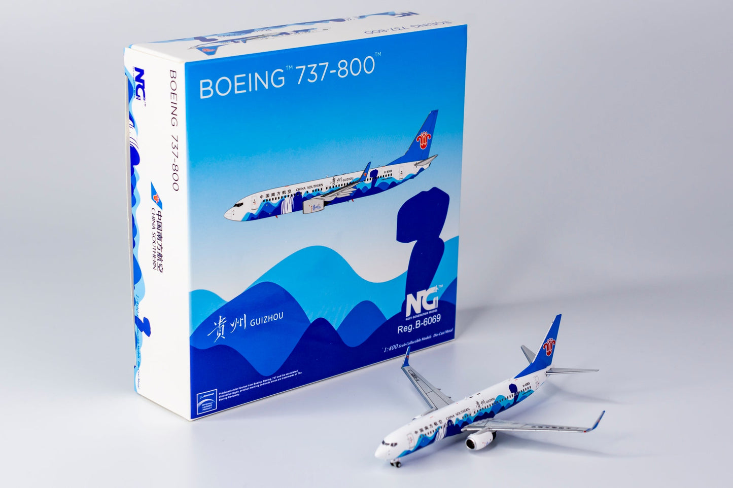 1:400 NG Models China Southern Airlines Boeing 737-800/w "Guizhou #2 Livery" B-6069 NG58115