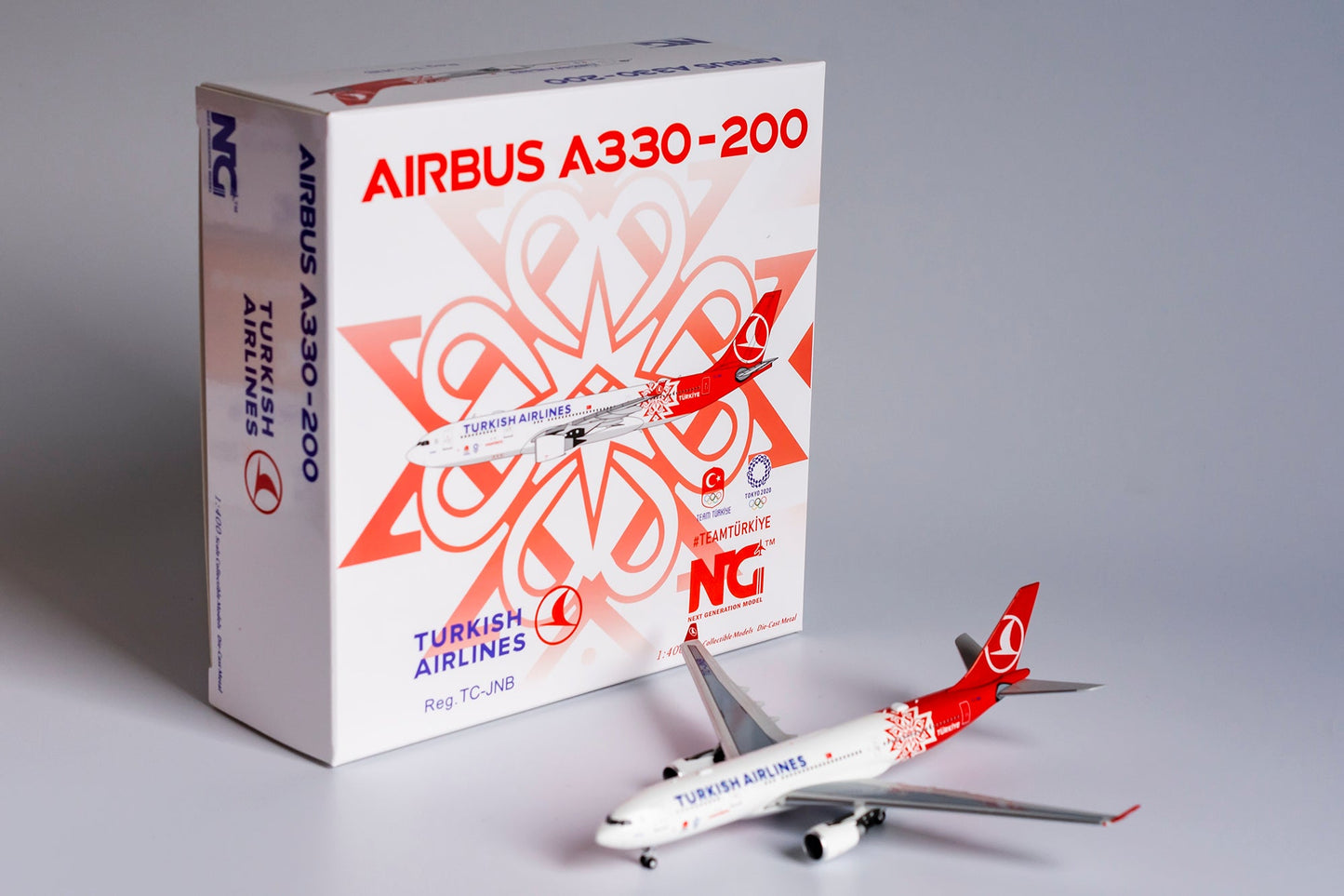 1:400 NG Models Turkish Airlines Airbus A330-200 "Tokyo 2020 Olympics TC-JNB NG61032
