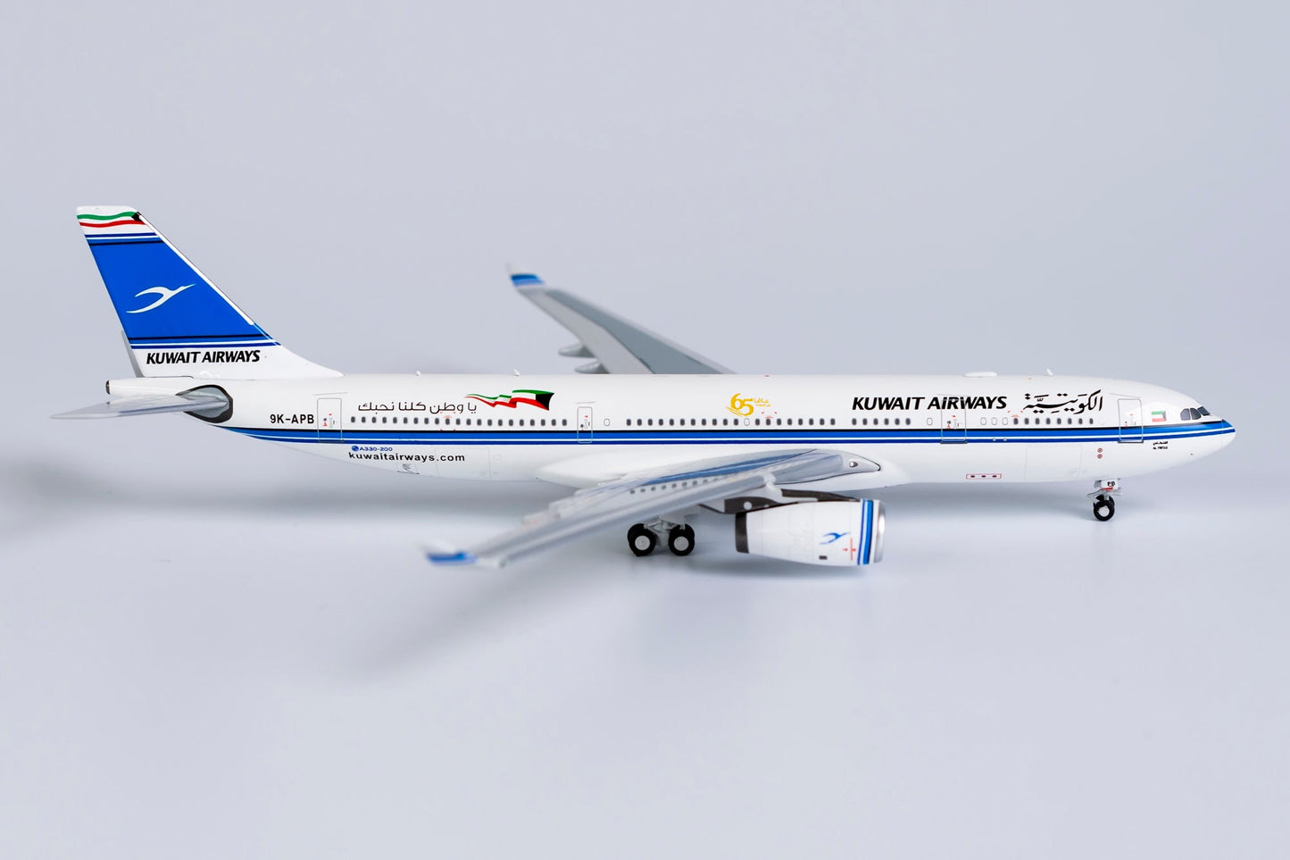 1:400 NG Models Kuwait Airways Airbus A330-200 "65 years Sticker" 9K-APB NG61040