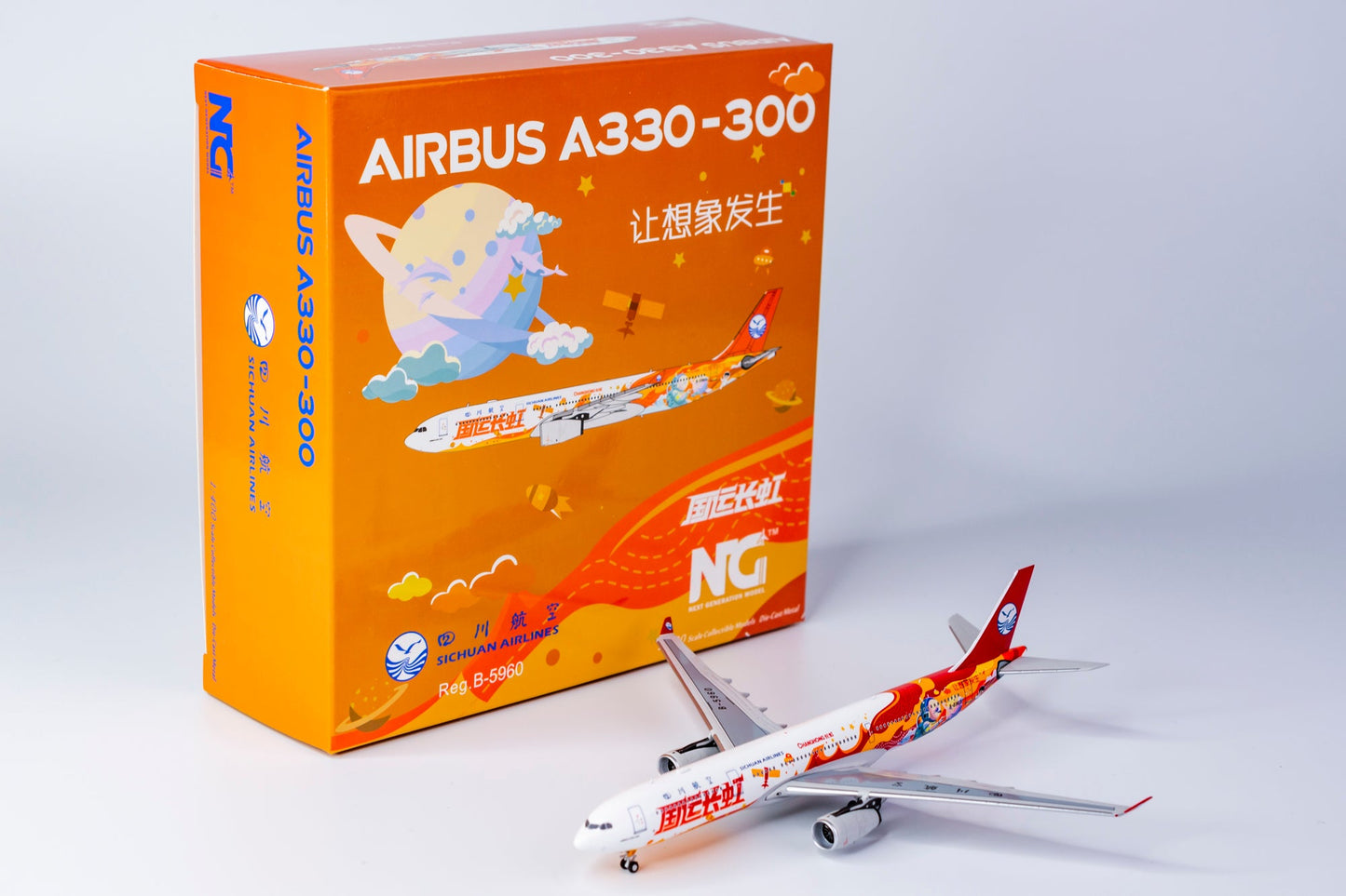 1:400 NG Models Sichuan Airlines Airbus A330-300 "Changhong Colors" B-5960 NG62028