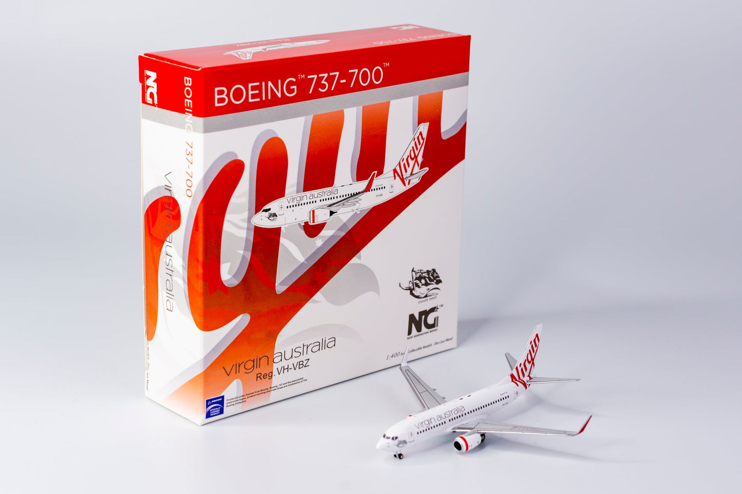 1:400 NG Models Virgin Australia Boeing 737-700 "Cronulla Beach" VH-VBZ NG77010