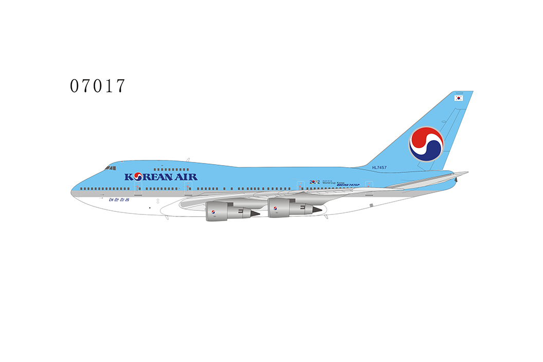 1:400 NG Models Korean Air Boeing 747SP "FIFA World Cup 2002" HL7457 NG07017