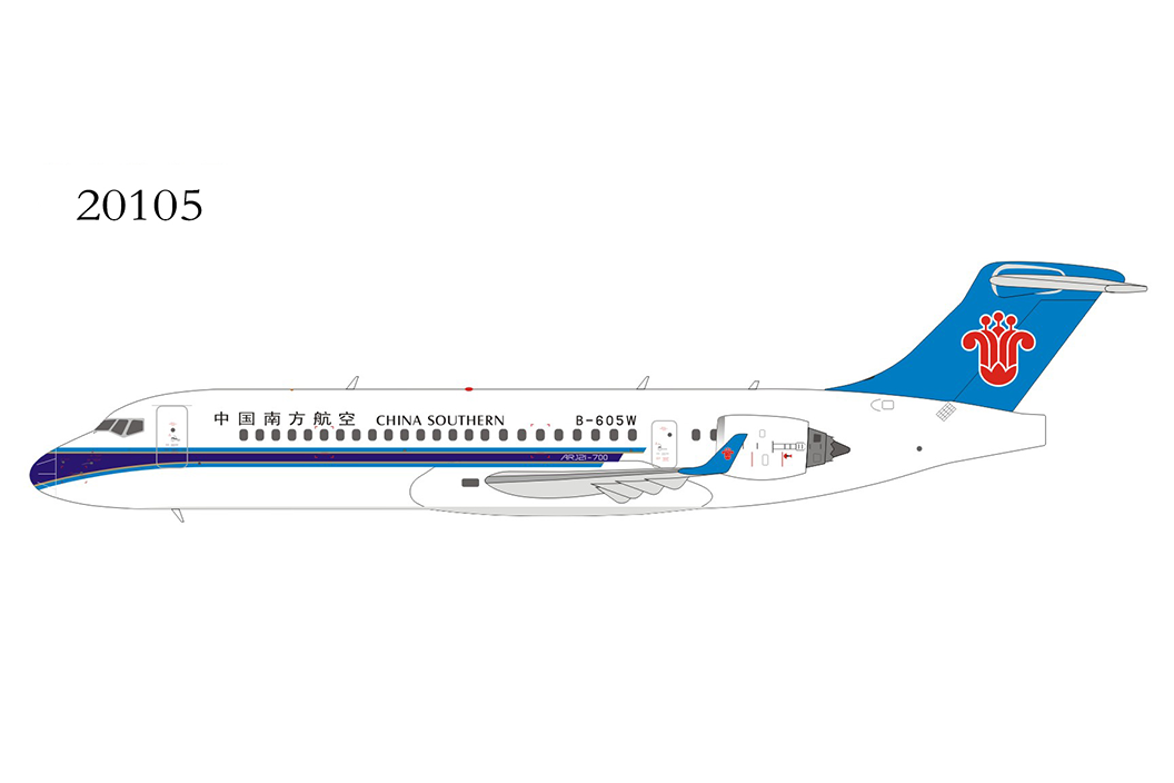 1:200 NG Models China Southern Airlines Comac ARJ-21 B-605W NG20105