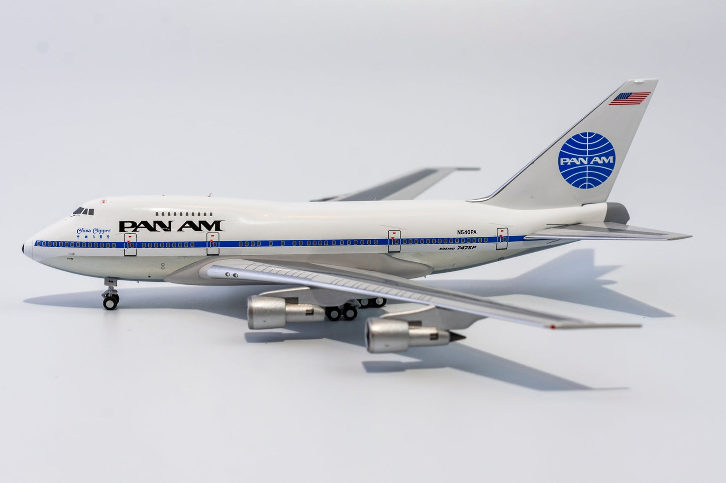 1:400 NG Models Pan American World Airways Boeing 747SP "Clipper" N540PA NG07006