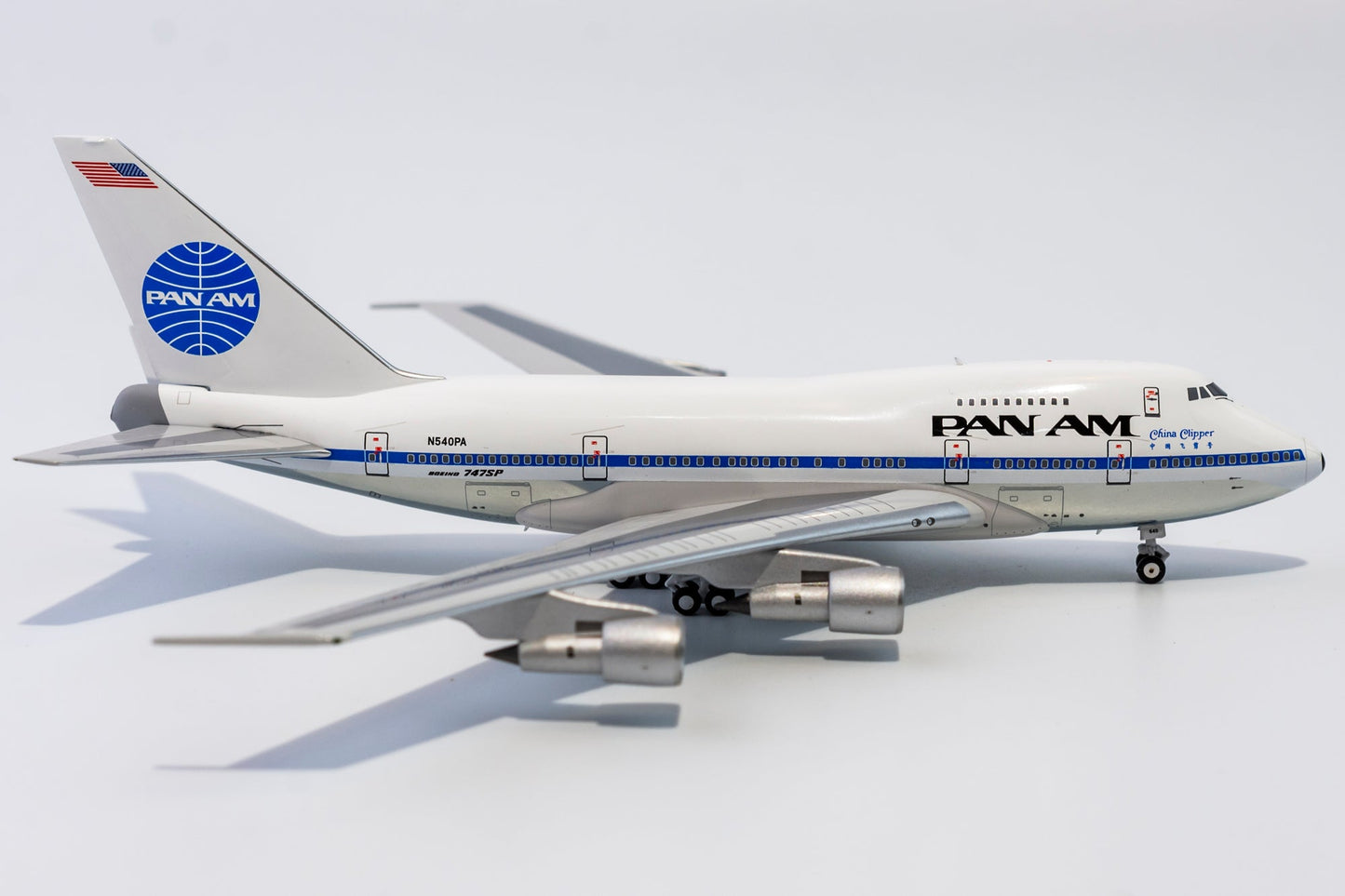1:400 NG Models Pan American World Airways Boeing 747SP "Clipper" N540PA NG07006