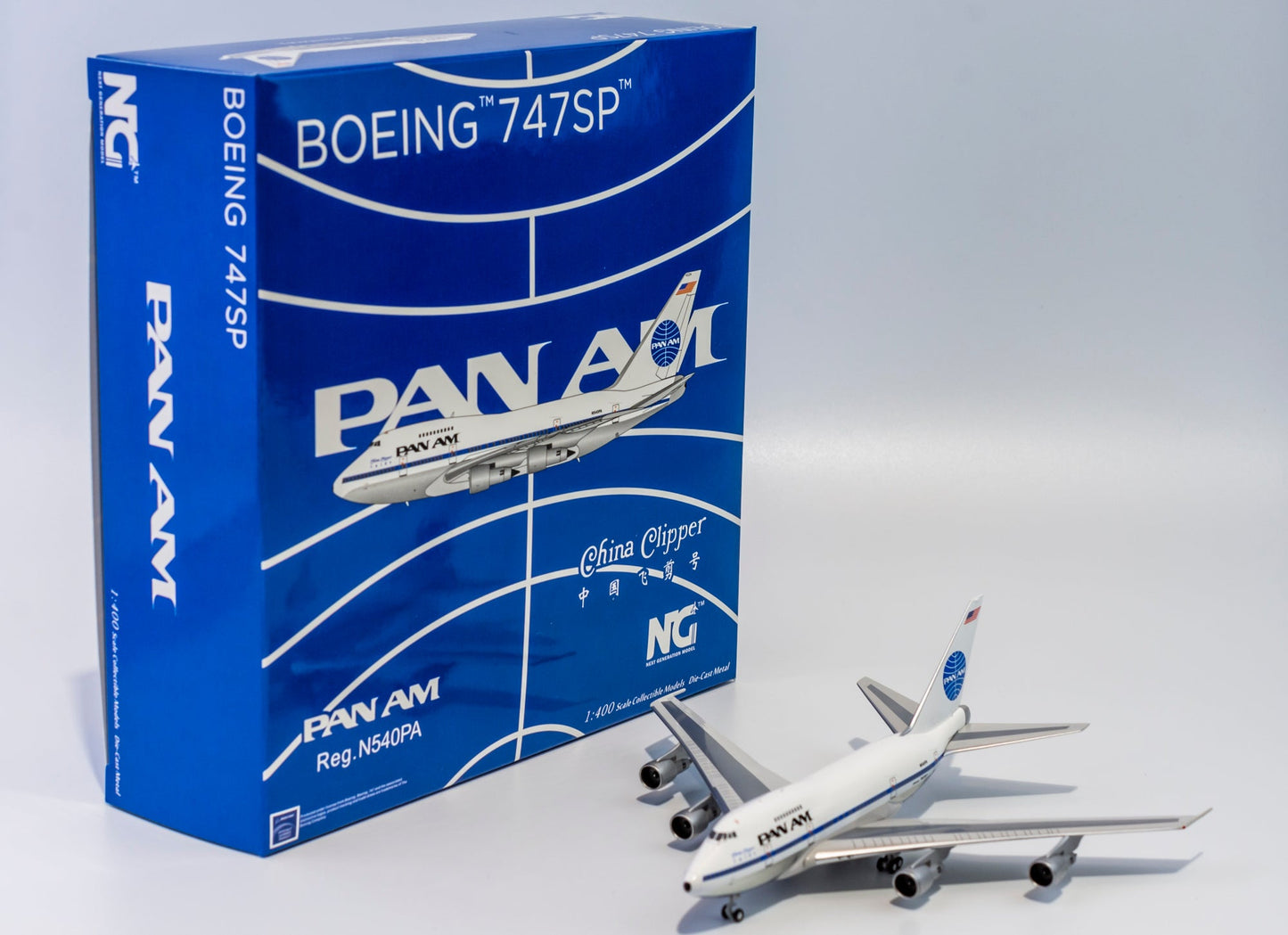 1:400 NG Models Pan American World Airways Boeing 747SP "Clipper" N540PA NG07006