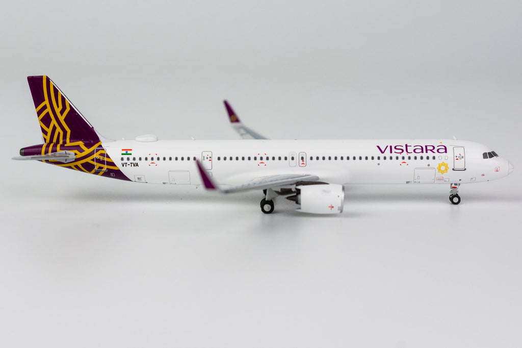 1:400 NG Models Vistara Airlines Airbus A321neo VT-TVA NG13023