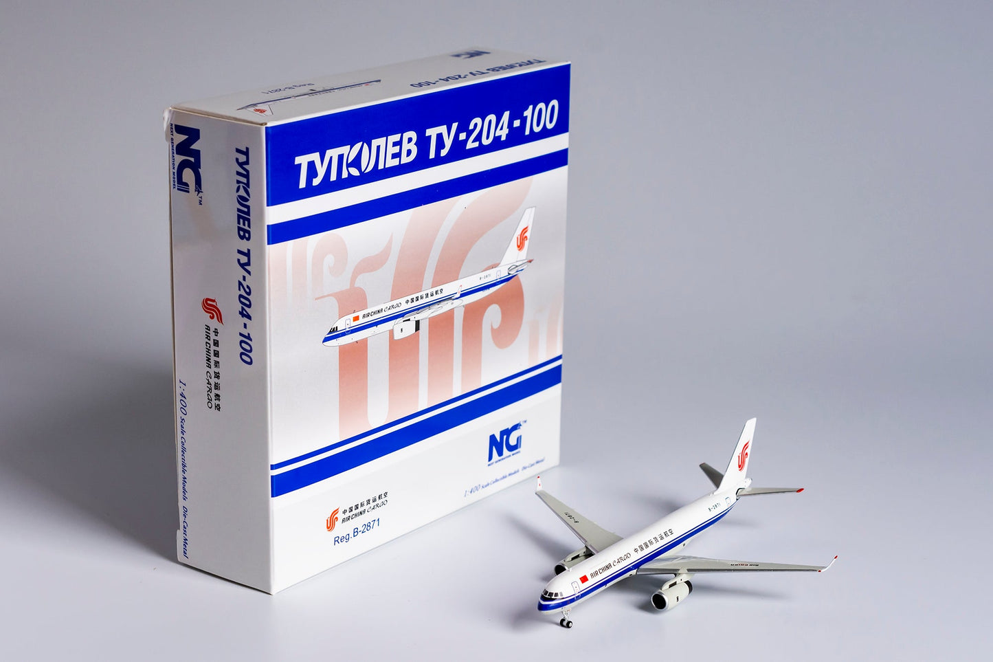 1:400 NG Models Air China Cargo Tupolev TU-204-120SE B-2871 NG40002