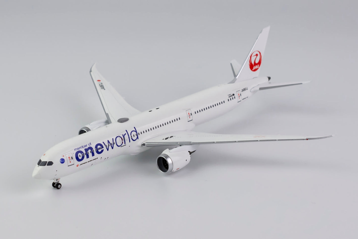 1:400 NG Models Japan Airlines (JAL) Boeing 787-9 "Oneworld Livery" JA861J NG55083