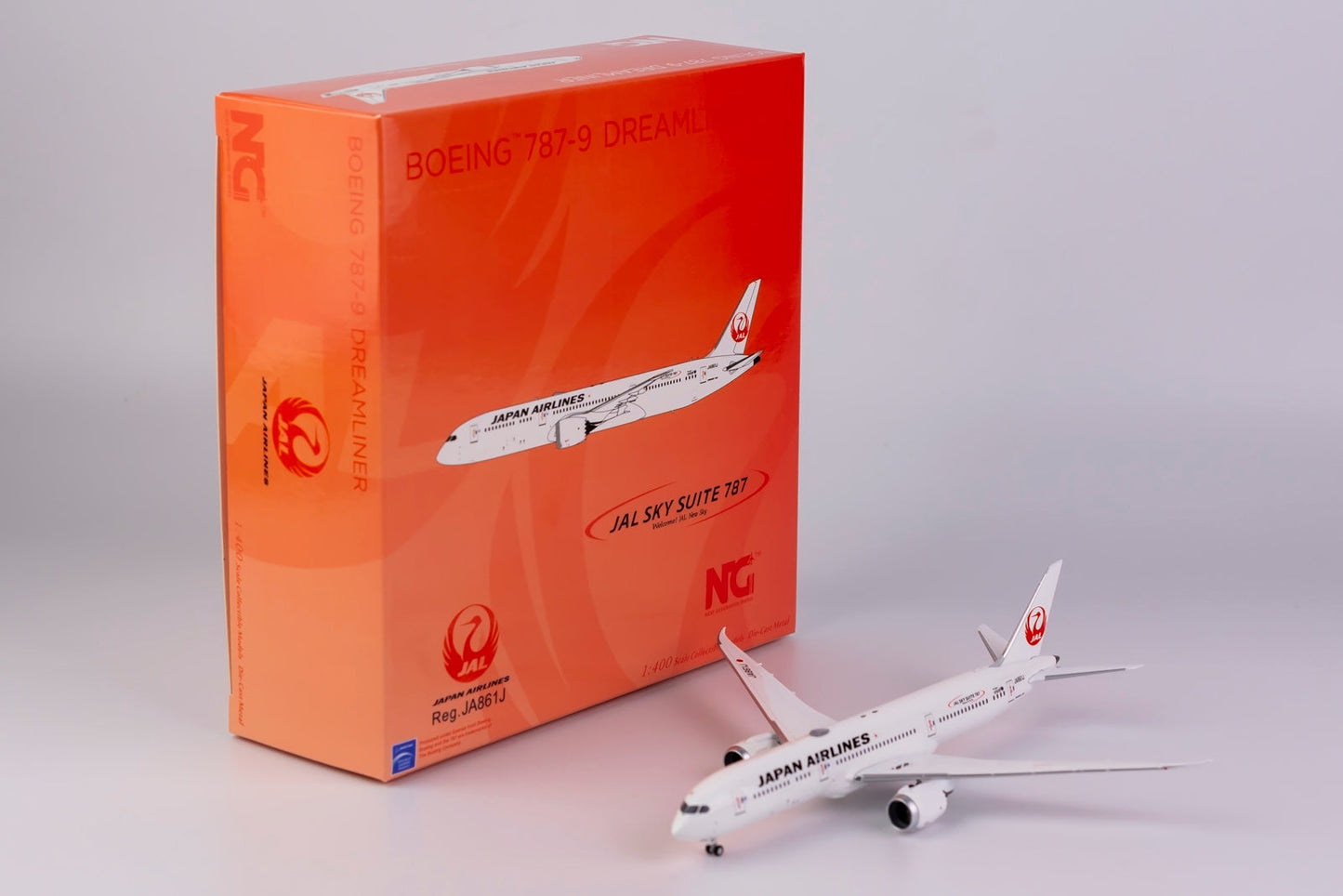 1:400 NG Models Japan Airlines (JAL) Boeing 787-9 "JAL Sky Suite 787" JA861J NG55085