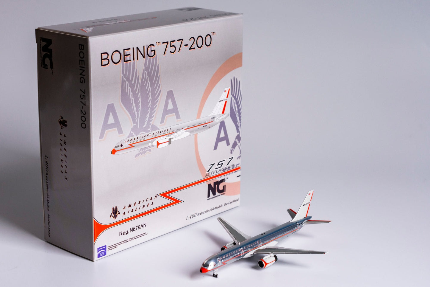 1:400 NG Models American Airlines Boeing 757-200 "757 Jet Flagship" N679AN NG53175