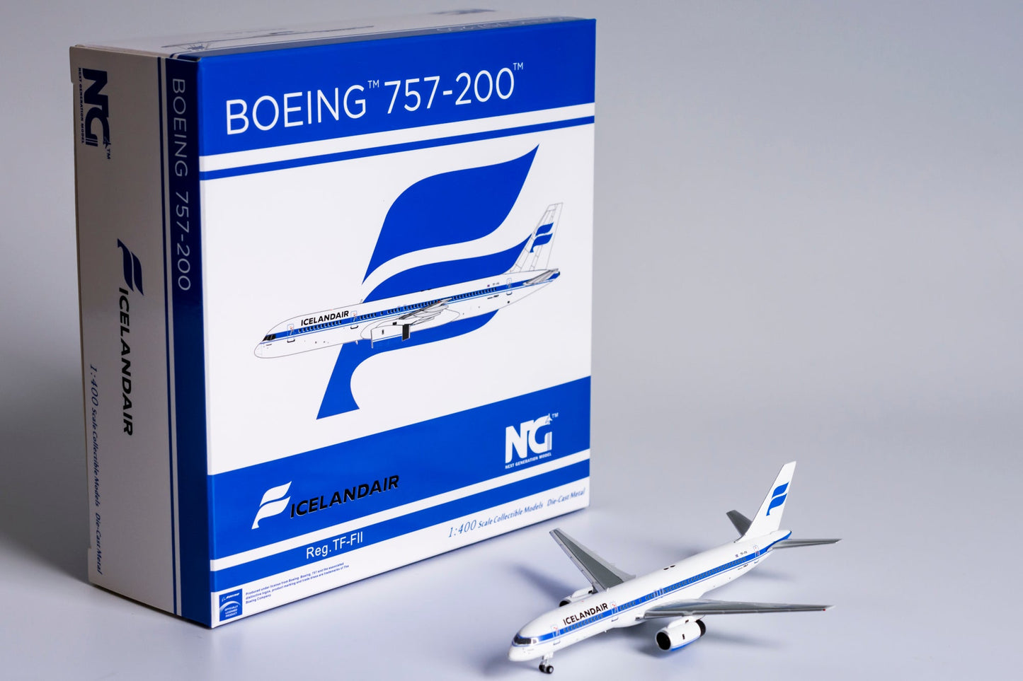 1:400 NG Models Icelandair Boeing 757-200 "1990s Colors" TF-FII NG53177
