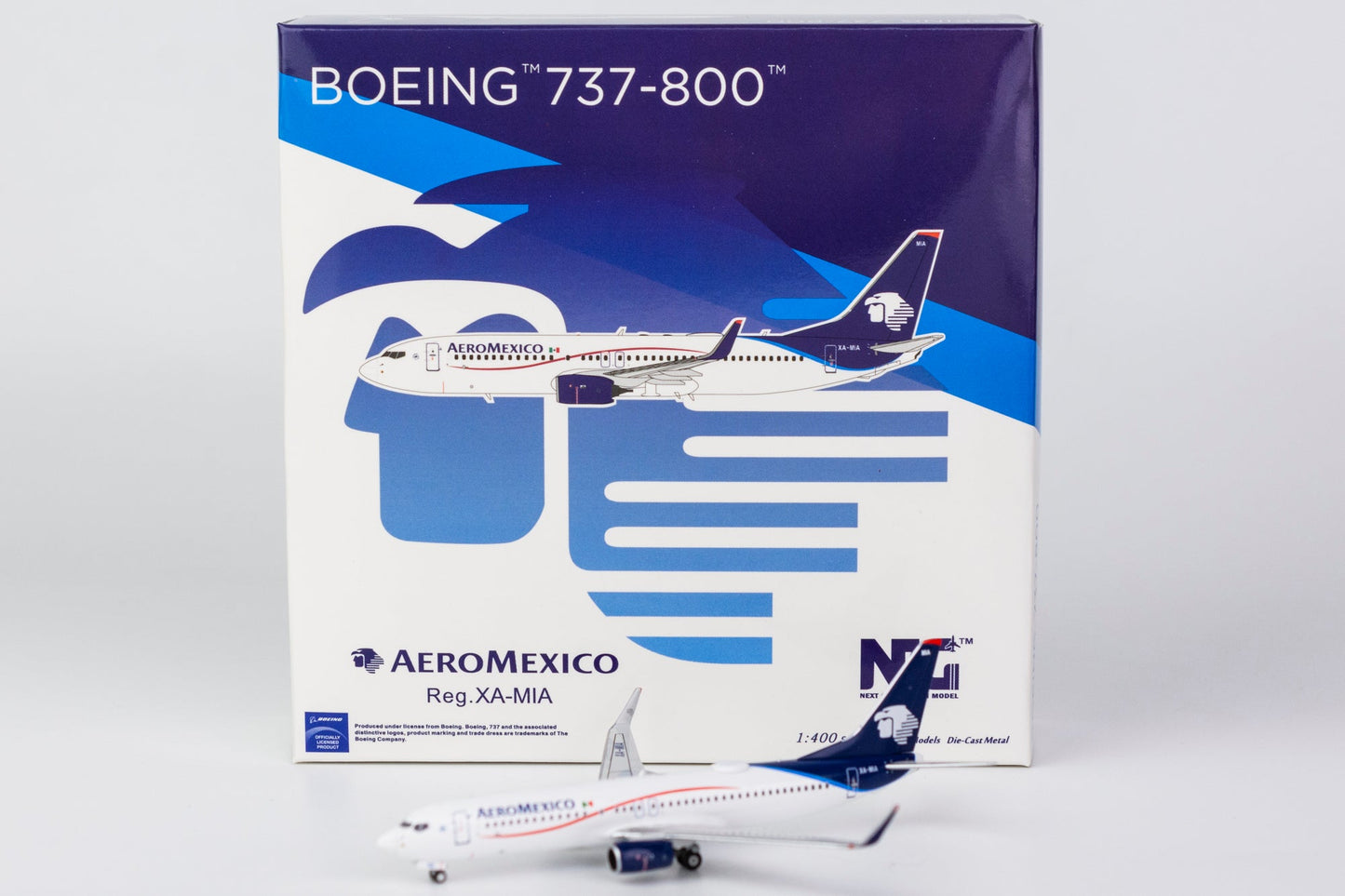 1:400 NG Models Aeroméxico Boeing 737-800 "Blended Winglets" XA-MIA NG58091