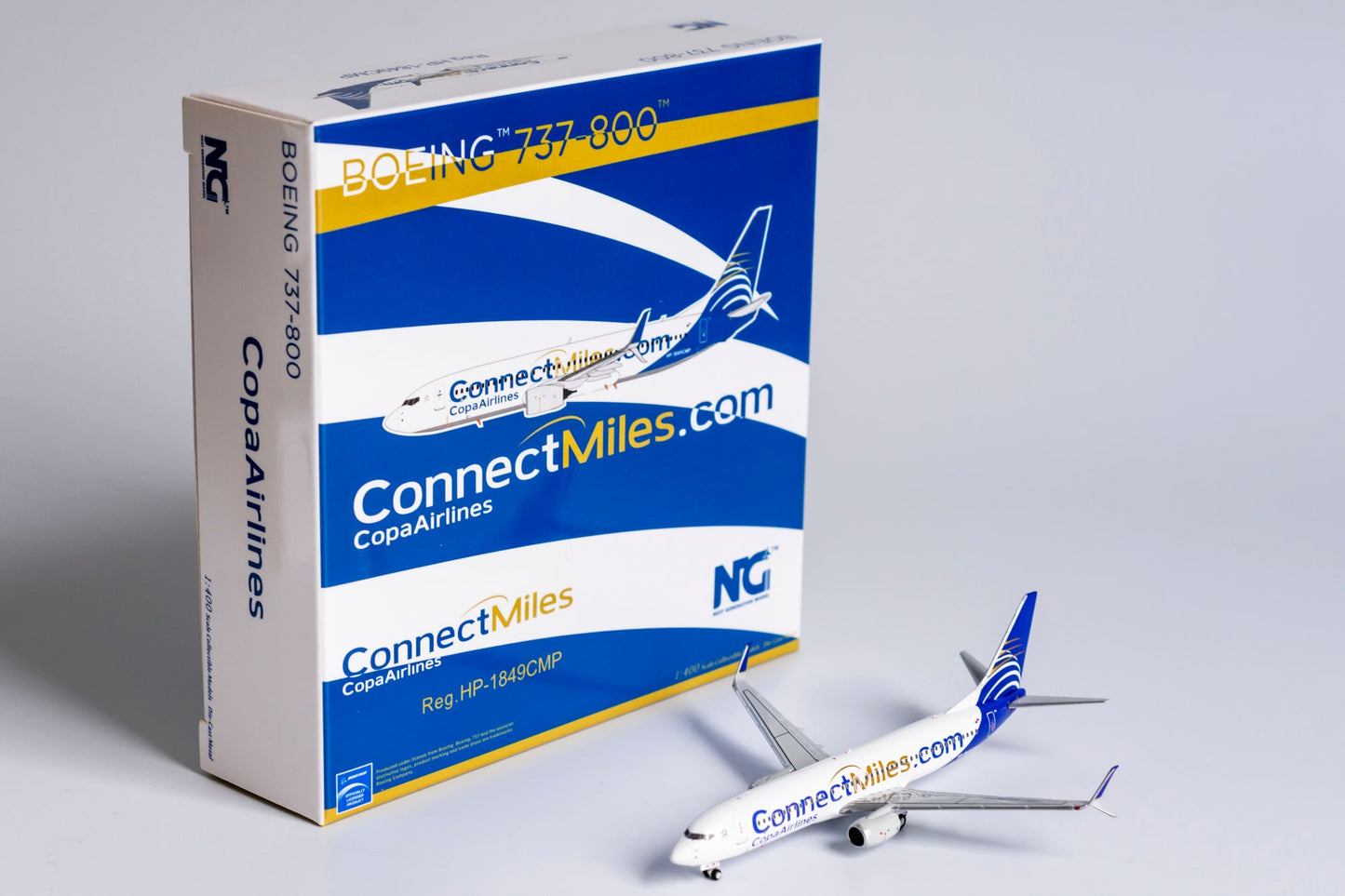 1:400 NG Models Copa Airlines Boeing 737-800 "Split Scimitars, ConnectMiles Livery" HP-1849CMP NG58109