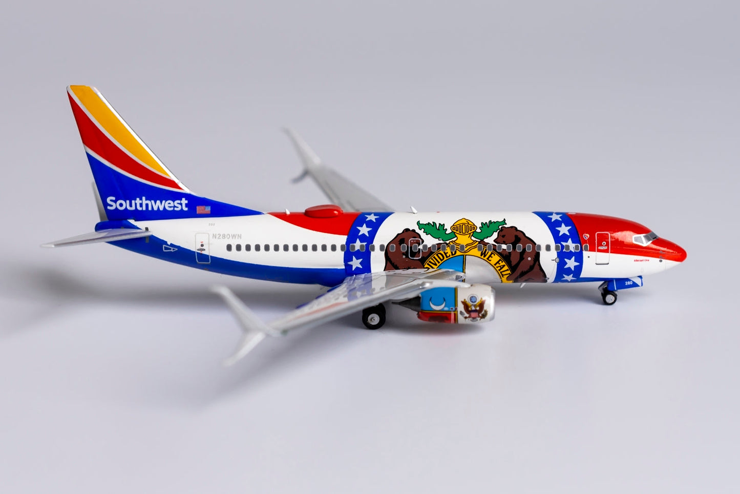 1:400 NG Models Southwest Airlines Boeing 737-700/w "Missouri One with scimitar winglets" N280WN NG77016