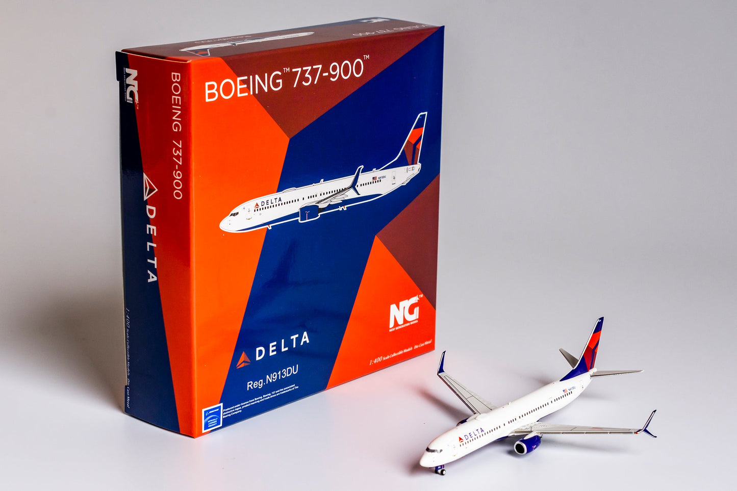 1:400 NG Models Delta Air Lines Boeing 737-900ER "New Colors" N913DU NG79005