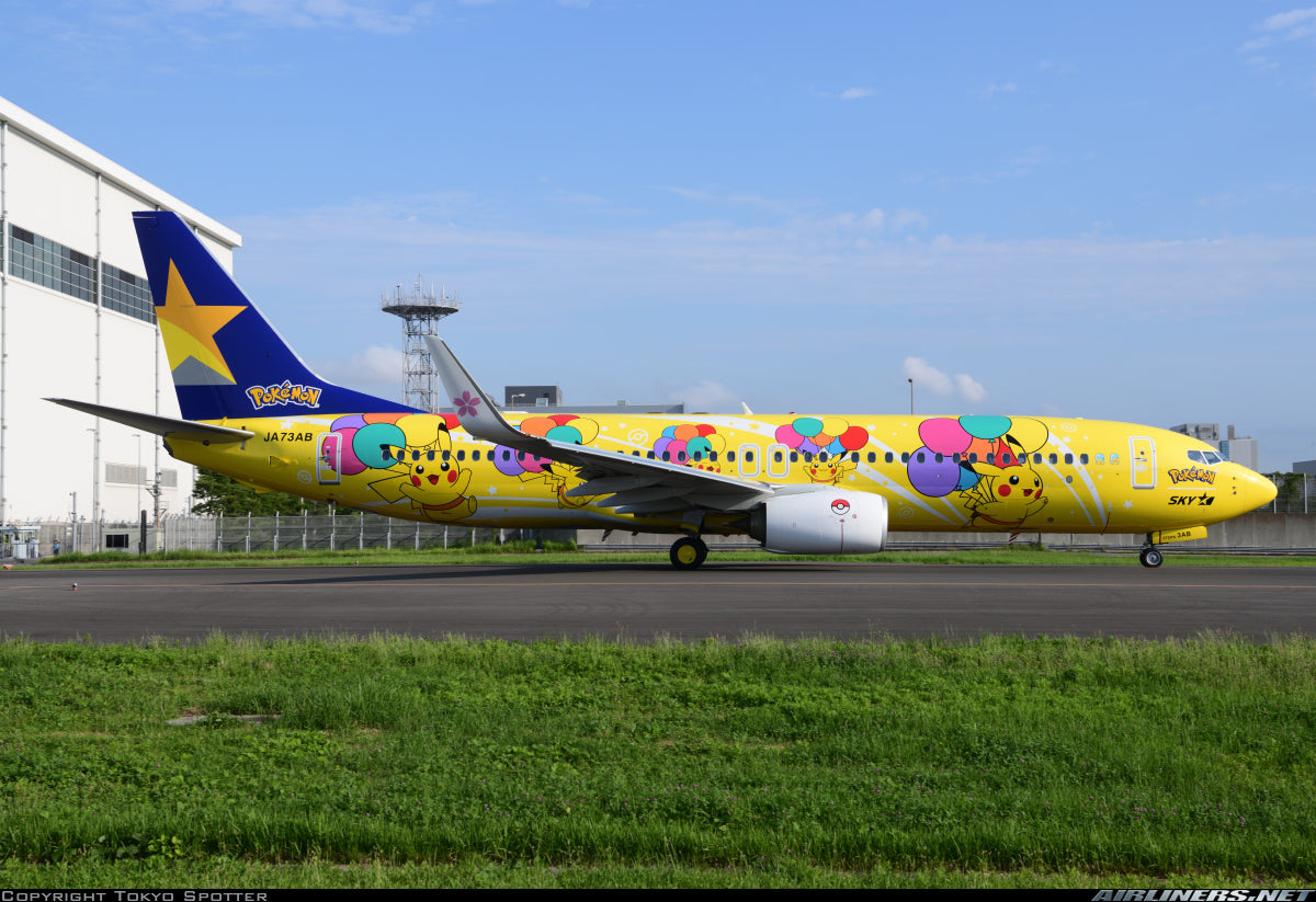 1:400 NG Models Skymark Airlines Boeing 737-800 "Pokemon Livery" JA73AB NG58111