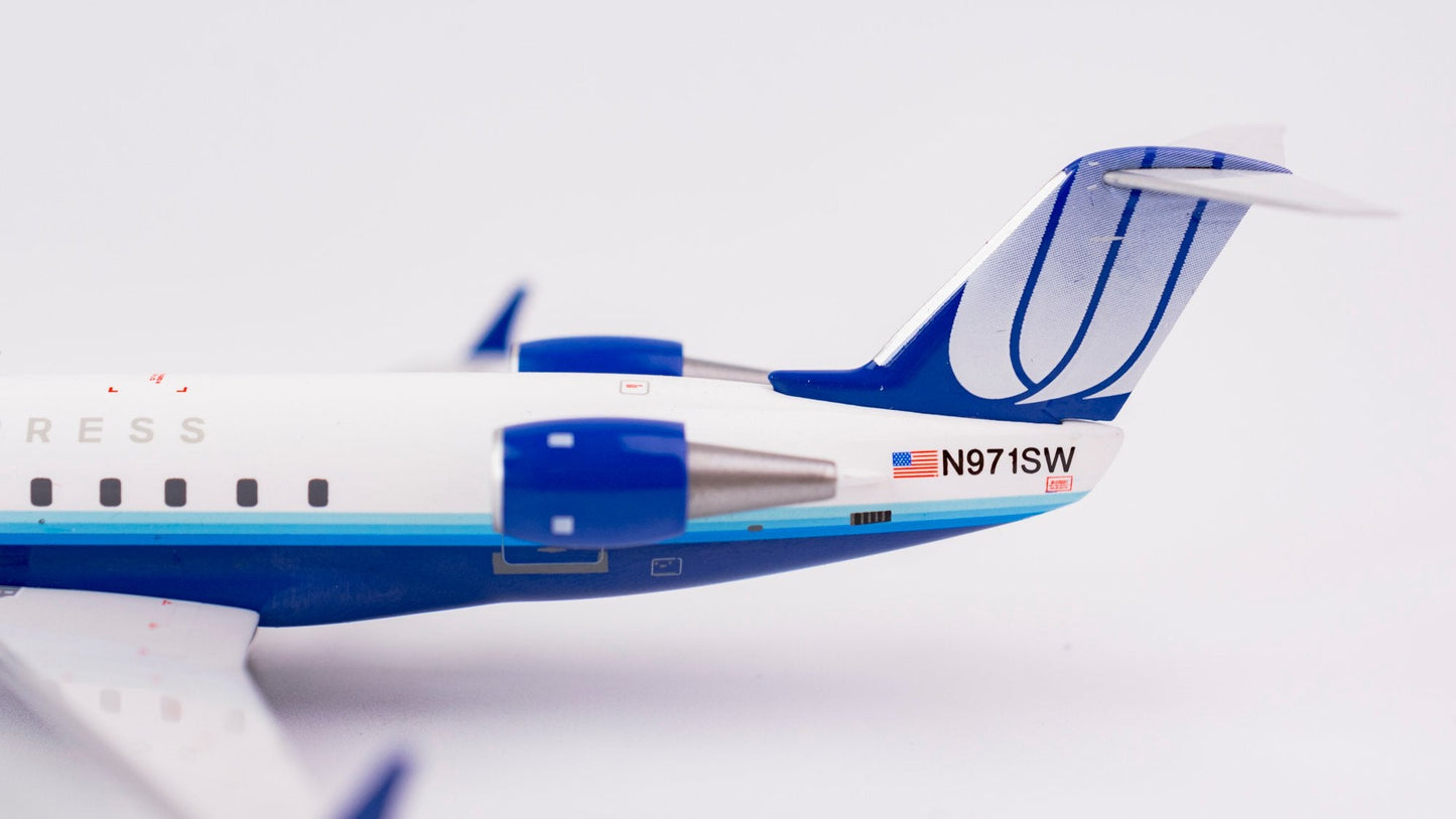 1:200 NG Models United Express Bombardier CRJ200 "Blue Tulip" N971SW NG52020