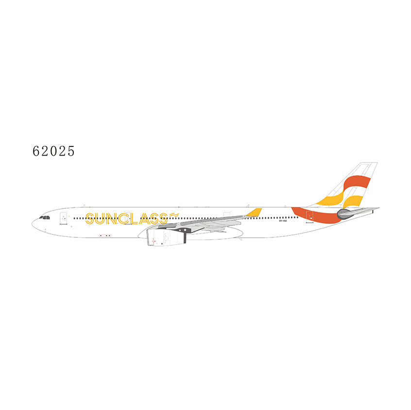 1:400 NG Models Sunclass Airlines Airbus A330-200 OY-VKI NG62025